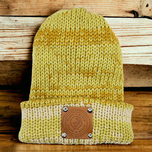 Pure Wool Merino Beanie - Apples & Pears