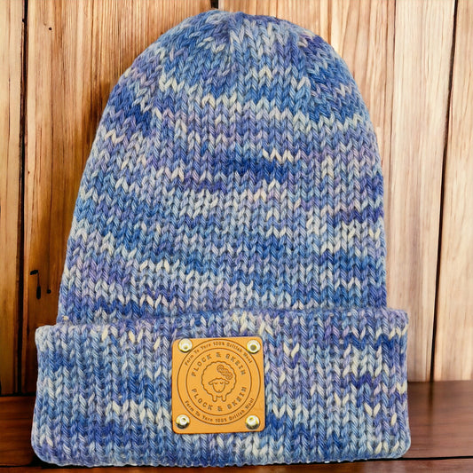 Pure Wool Merino Beanie - Slocombe Blue