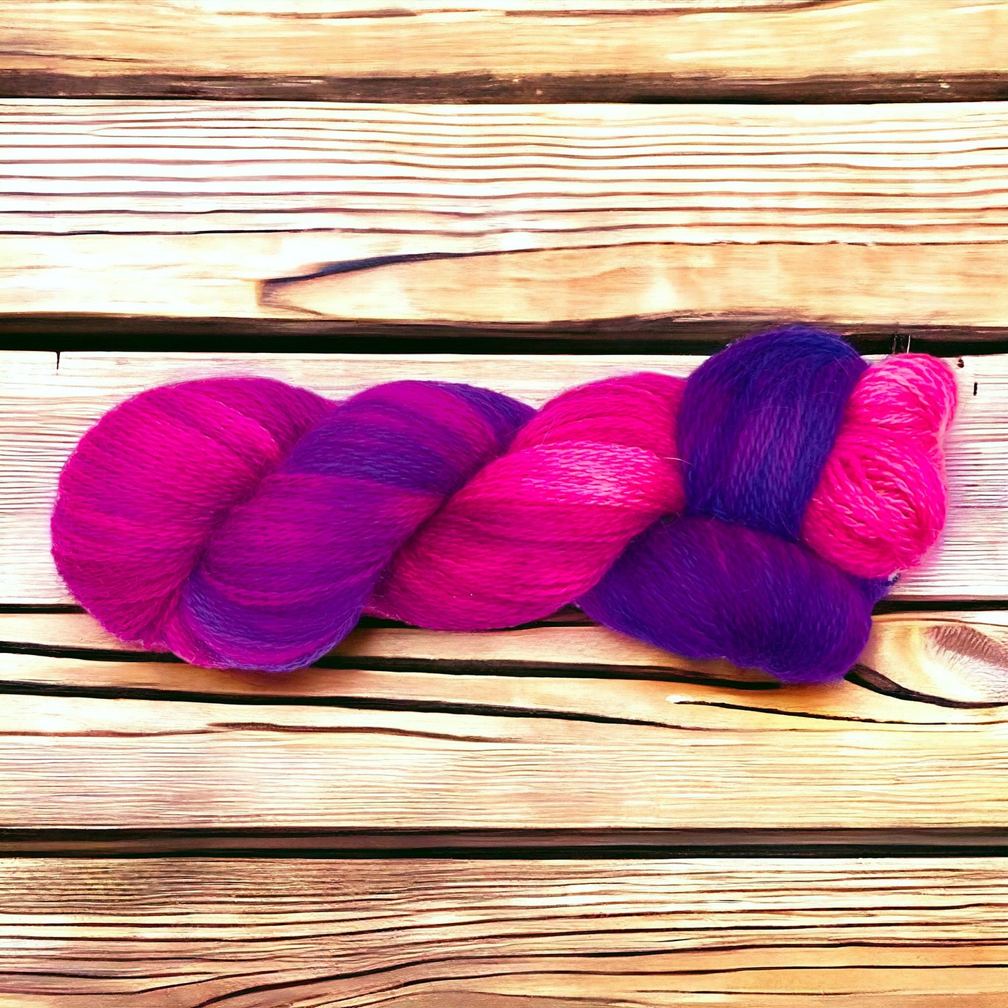 70% Mohair 30% BFL yarn - 4ply - Skein