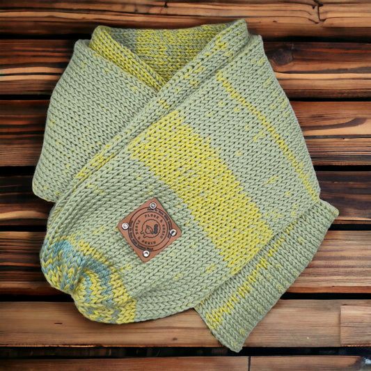 Pure Wool Merino Scarf - Pyrus Pear