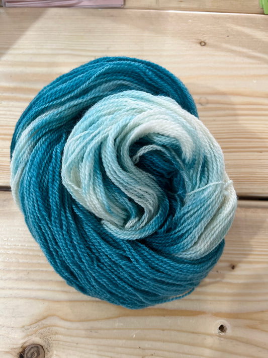 Shetland yarn  - 4ply - Skein - Dappled Teal