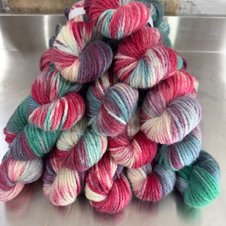 'Candy Cane Lane - Wensleydale - Texel  - DK & Chunky