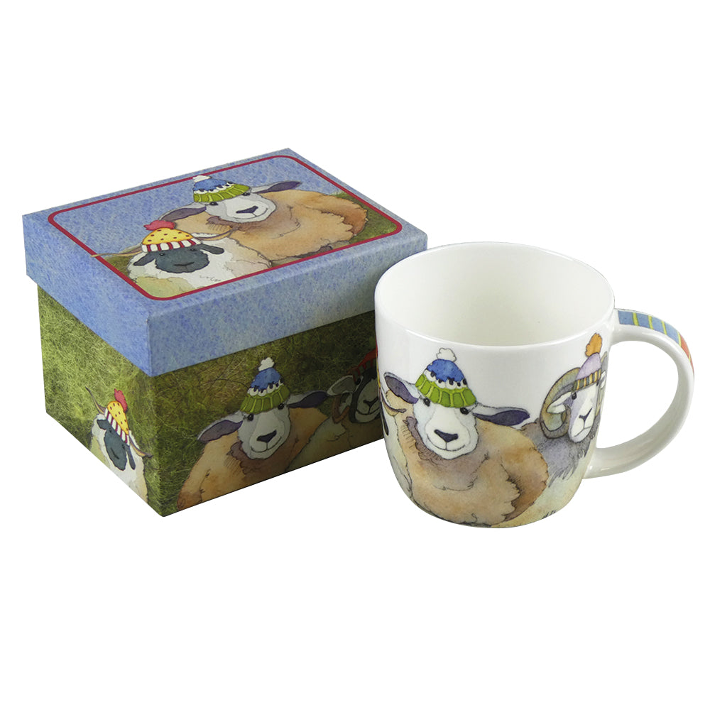 HAPPY SHEEP BONE CHINA MUG WITH GIFT BOX