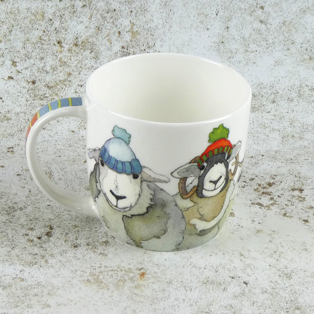 HAPPY SHEEP BONE CHINA MUG WITH GIFT BOX