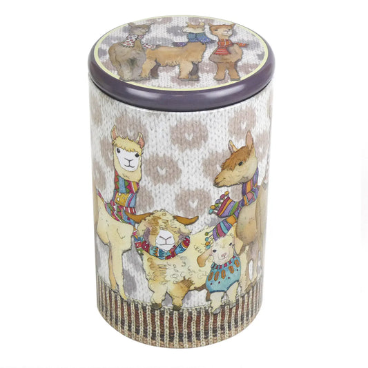 EMMA BALL - ALPACAS & FRIENDS TALL ROUND CADDY