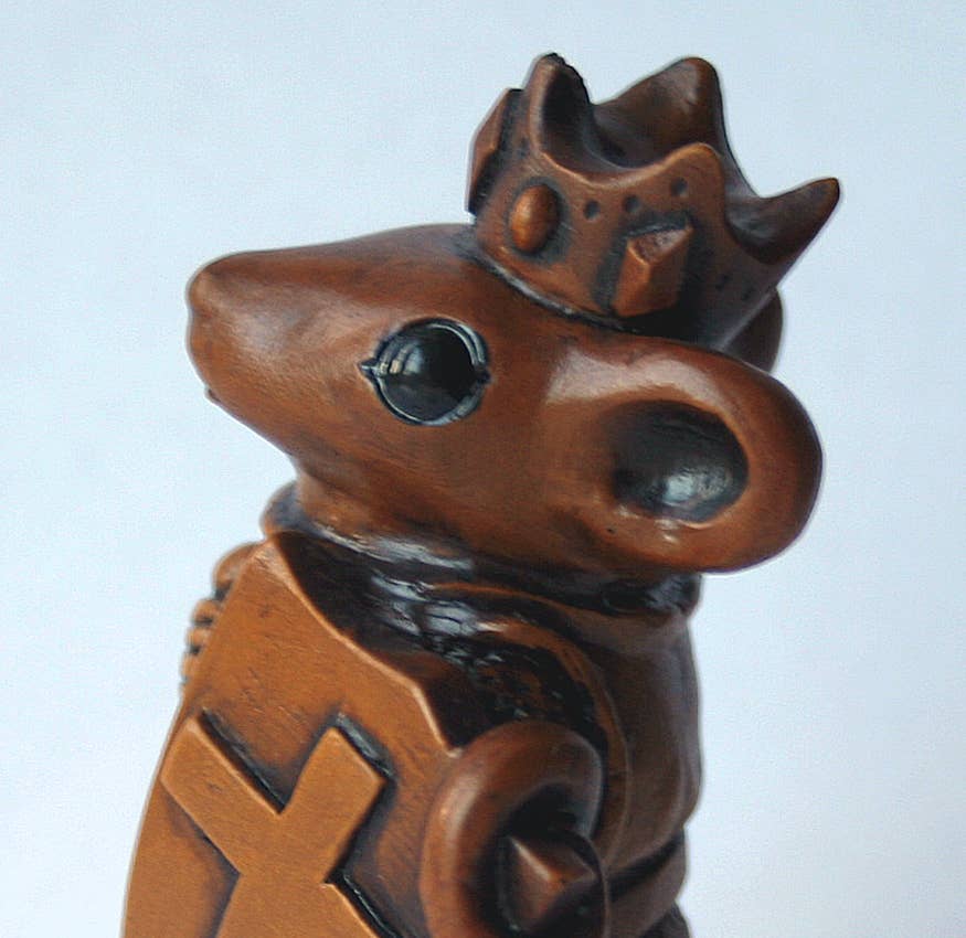 Church Mouse King Richard I. Reproduction carving Ornament.