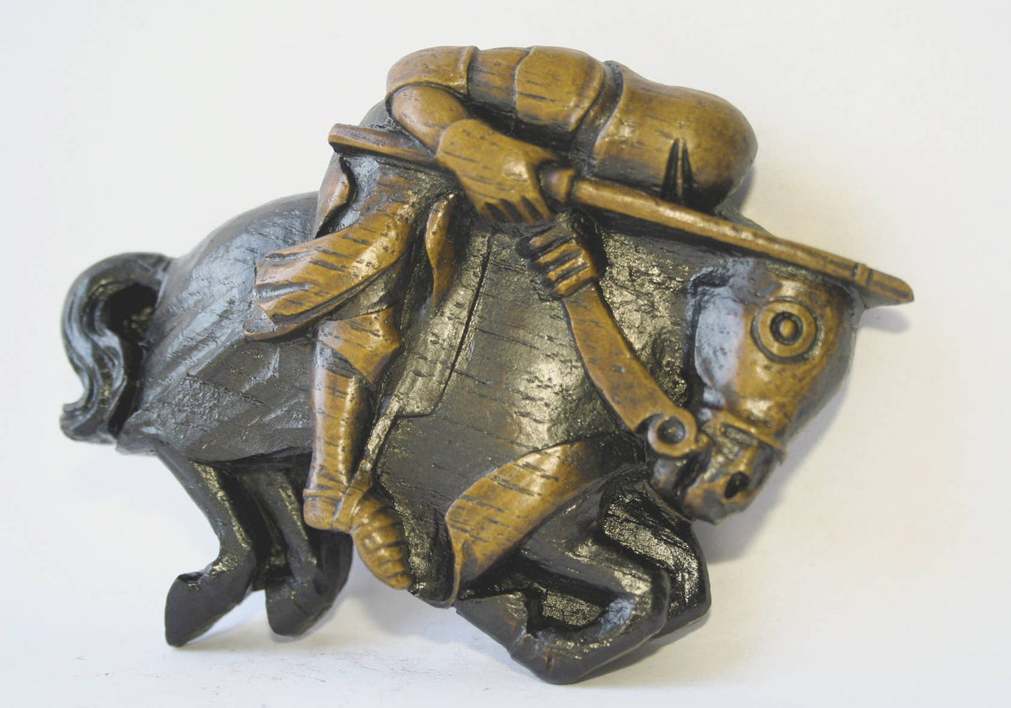 Knight On Horse - Reproduction Lincoln Cathedral Carving
